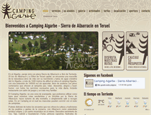 Tablet Screenshot of campingalgarbe.com
